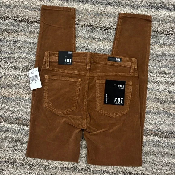 Kut From The Kloth Diana Corduroy Skinny Jeans Sz 00 NWTKUT Diana Skinny NEW-